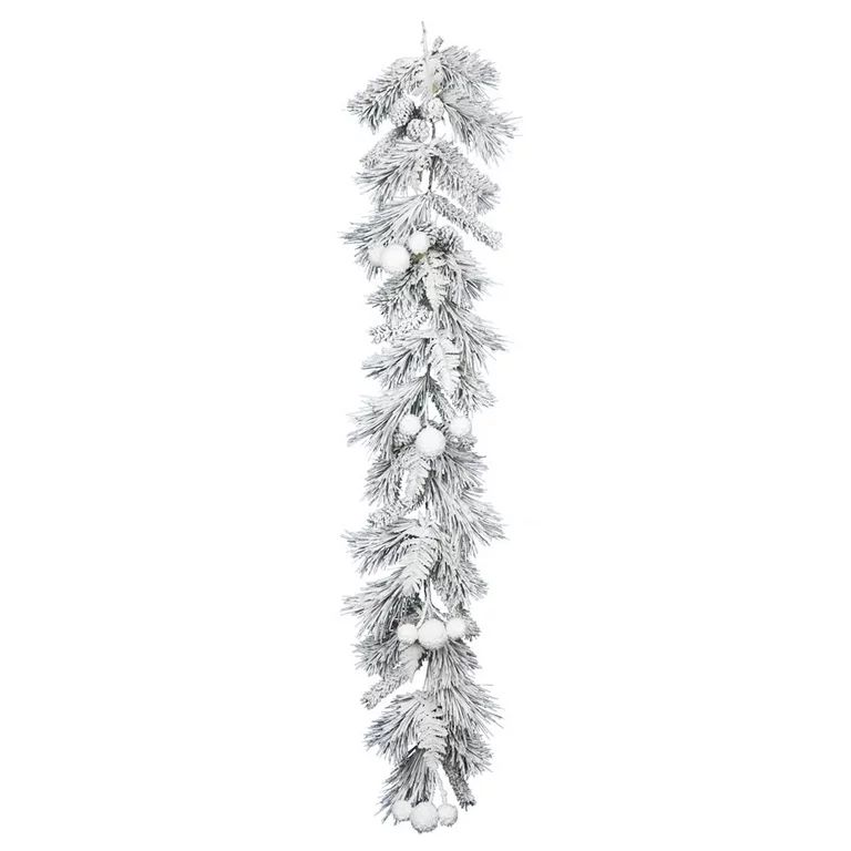 6' Frosted Beacon Pine Garland 32Tips | Walmart (US)