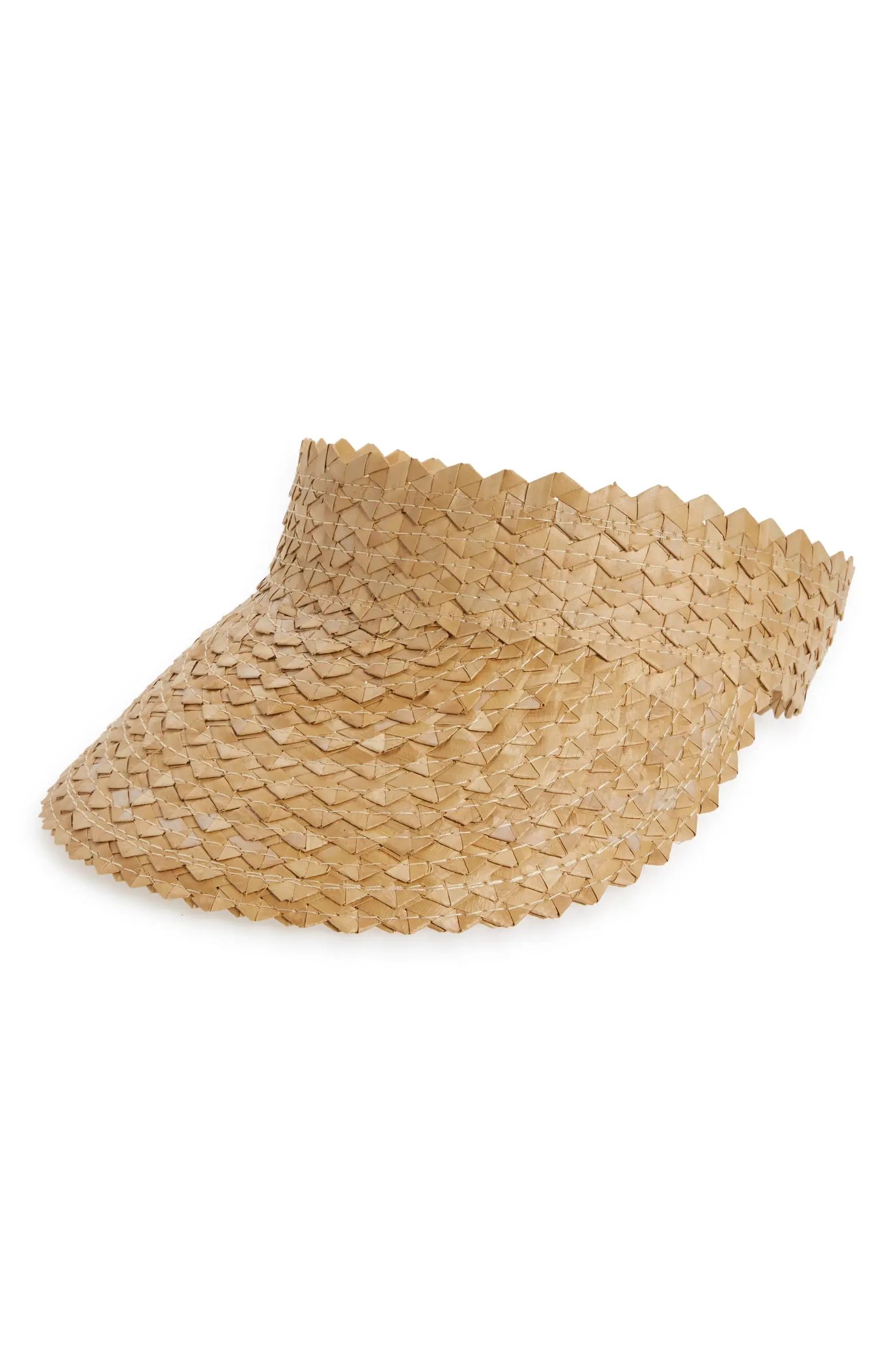 Treasure & Bond Woven Paper Straw Visor | Nordstrom | Nordstrom