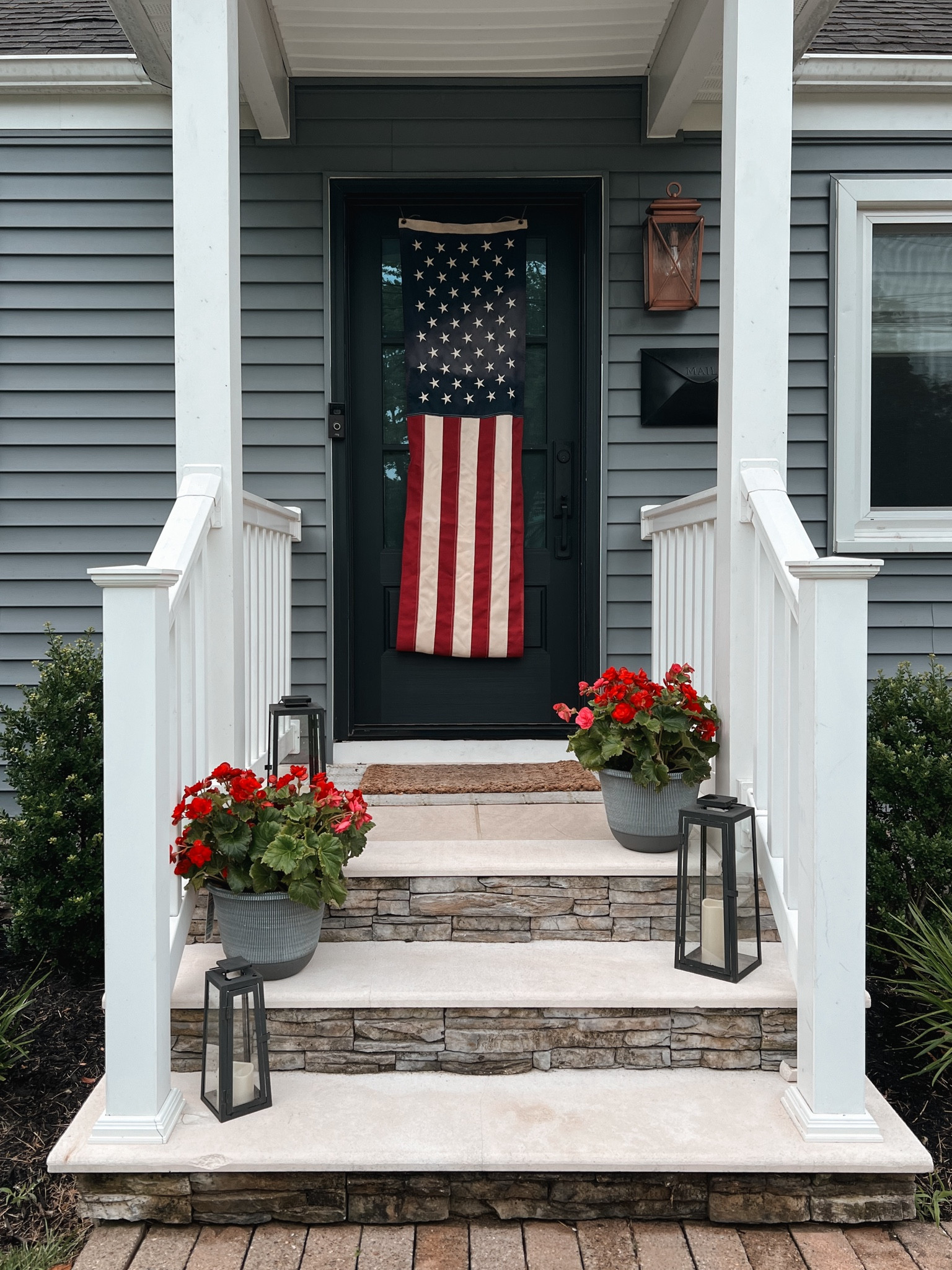 4th of July porch front door American flag

#LTKSeasonal #LTKSummerSales #LTKHome