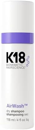 K18 AirWash™ Dry Shampoo, Non-Aerosol, Balances Scalp & Controls Excess Oil Production | Amazon (US)