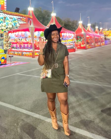 Loving this rodeo look! The dress comes in lots of colors, I’m wearing a large (tts) and these boots are super comfortable and great for my wide calf girls! #founditonamazon

#LTKfindsunder50 #LTKSeasonal #LTKstyletip