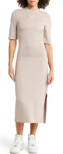 Sportswear Essential Crew Neck Midi Dress | Nordstrom