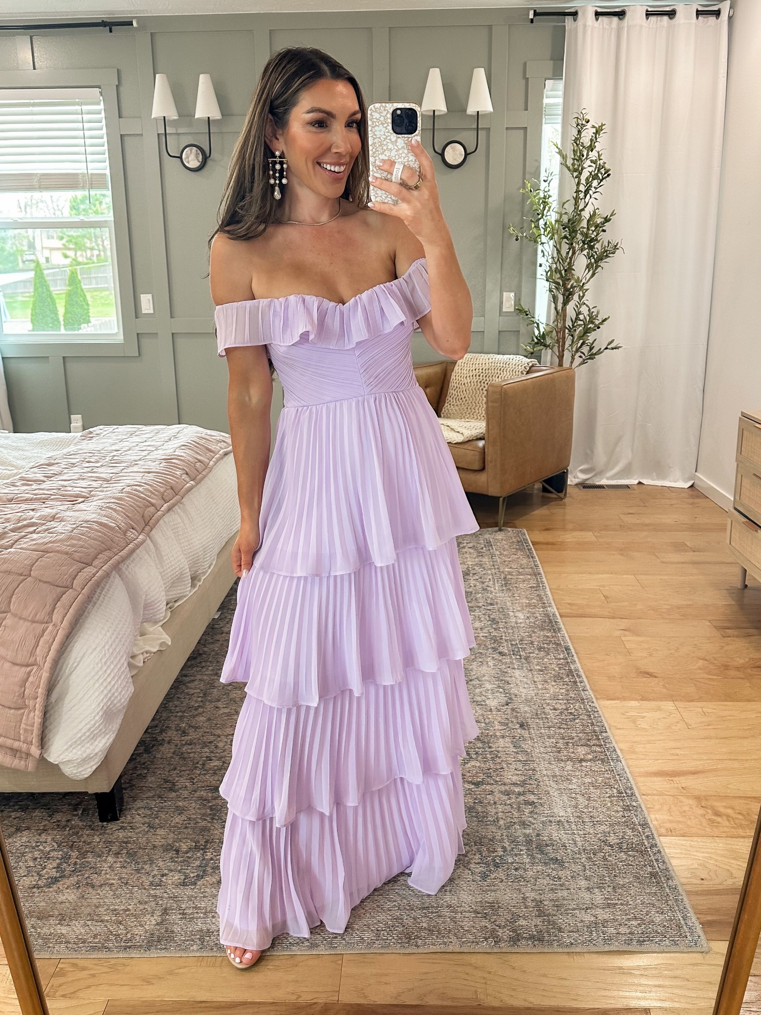 #weddingguest #springwedding 
This DRESS.. not only is stunning but bump friendly when you size up one and also.. just GORGEOUS! Available in butter cream yellow too! Wearing size small. 

#LTKStyleTip #LTKFindsUnder100 #LTKWedding