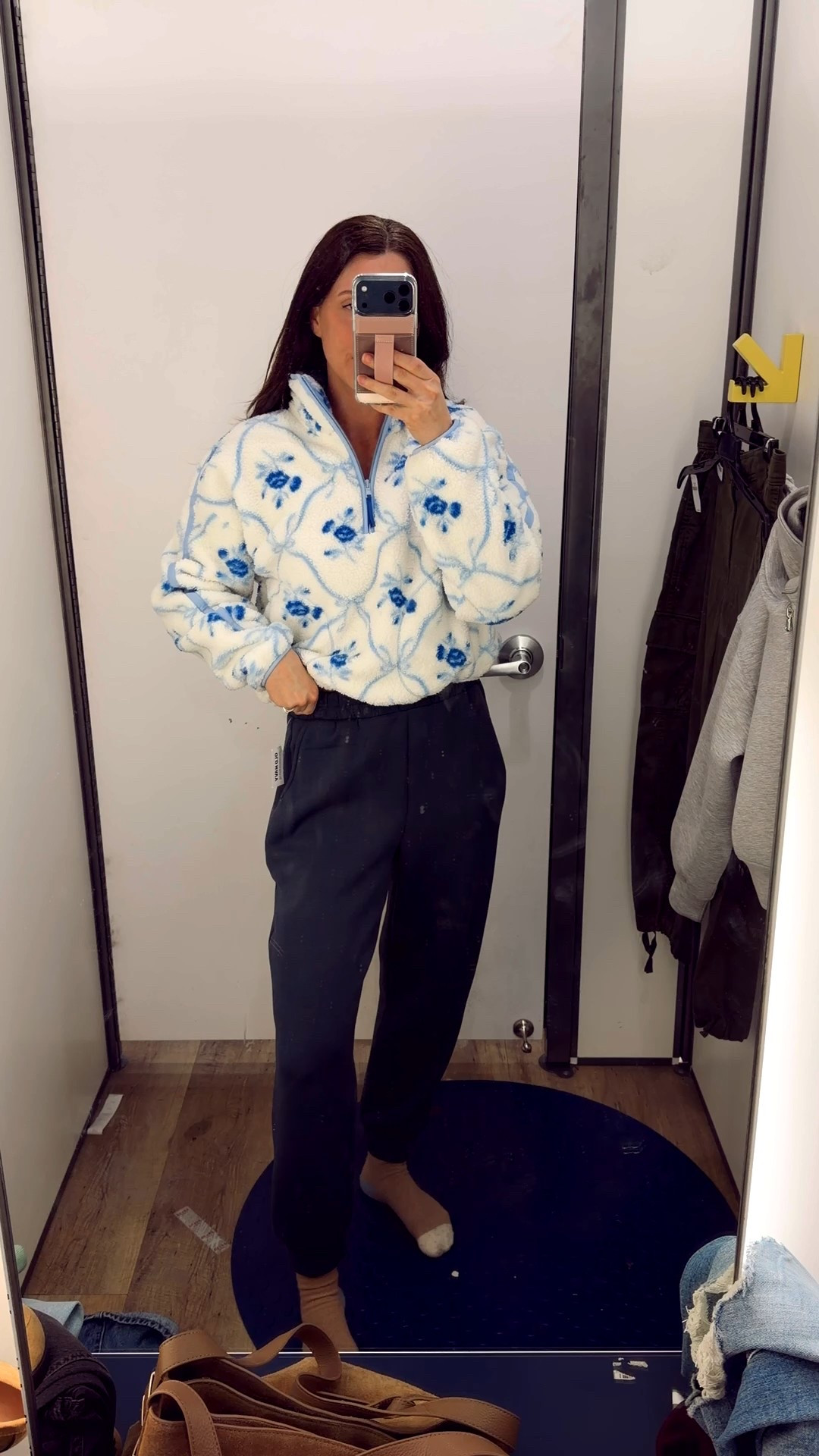 Love these sweatpants but unfortunately they didn’t have a small in store, so I’m wearing the medium and will order mine online. A lot of sizes weren’t in store, I feel it’s definitely best to just shop online 

#LTKootd #LTKSaleAlert