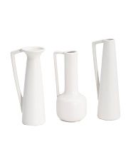 Set Of 3 Ceramic Vases | TJ Maxx