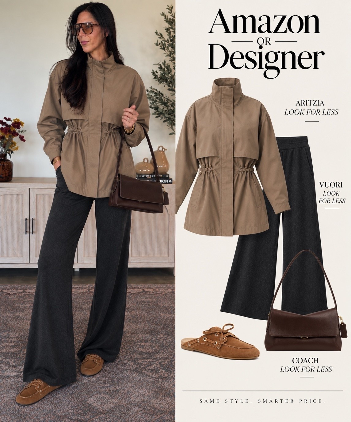 Amazon looks for less 
Jackets small 
Pants- medium long(er) for length

#LTKU #LTKootd #LTKmomlife