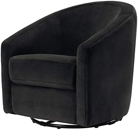 Babyletto Madison Swivel Glider in Black Velvet, Greenguard Gold Certified | Amazon (US)