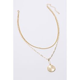 EVEREVE Monica Double Coin Necklace | EVEREVE | Evereve