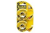 Amazon.com: Scotch Double Sided Tape, 0.5 in. x 400 in., 2 Dispensers/Pack : Office Products | Amazon (US)