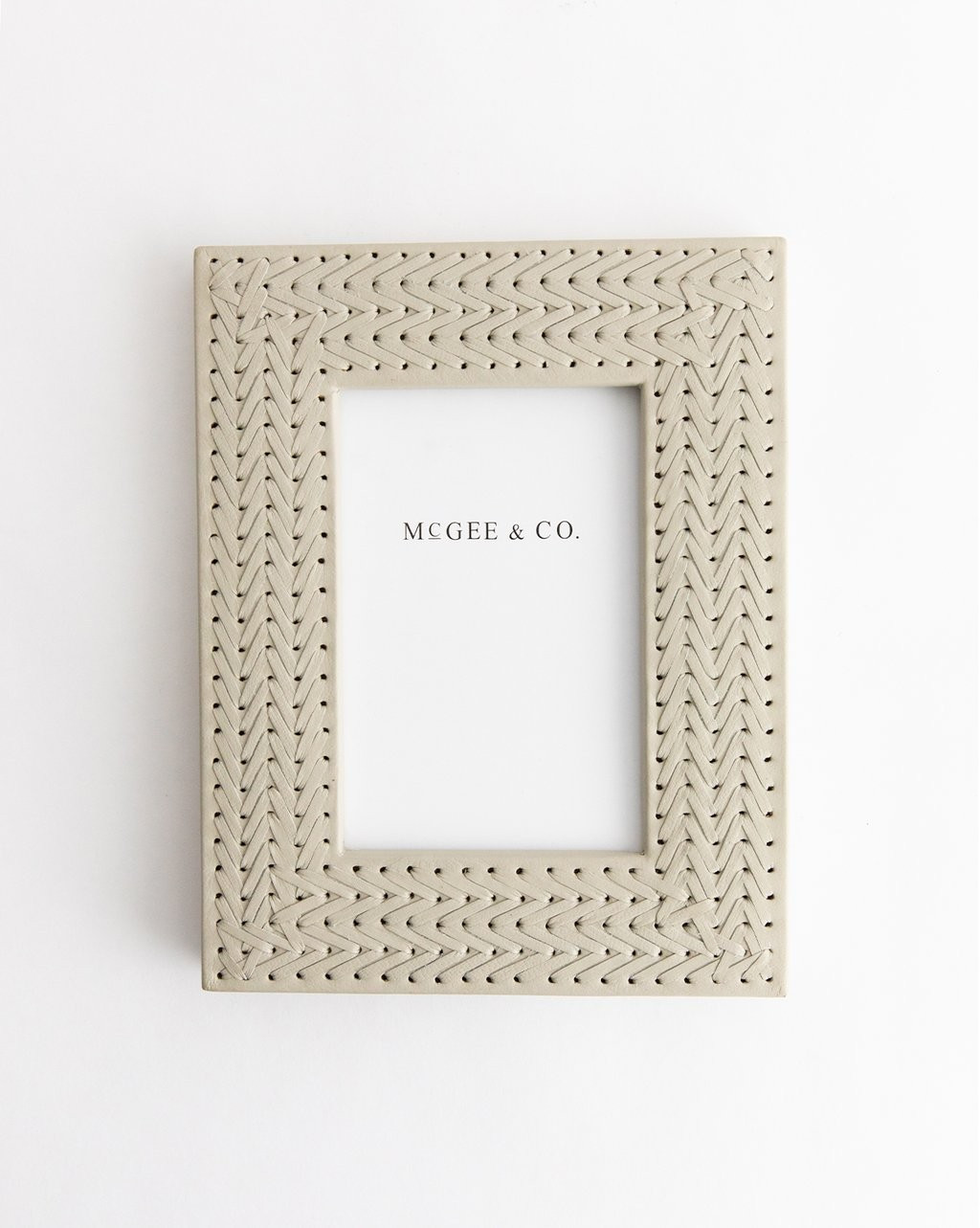 Stitched Leather Frame | McGee & Co.