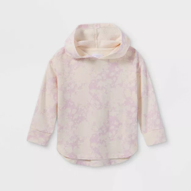 Grayson Mini Toddler Girls' Tie-Dye Pullover Sweatshirt - Purple | Target