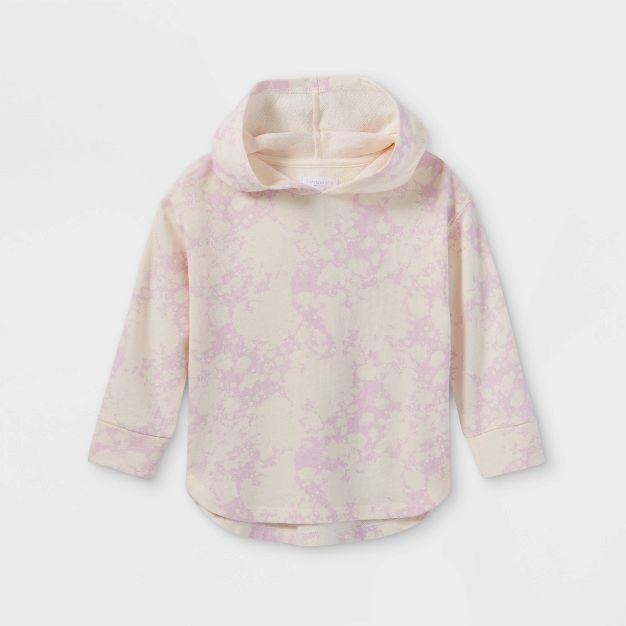 Grayson Mini Toddler Girls' Tie-Dye Pullover Sweatshirt - Purple | Target