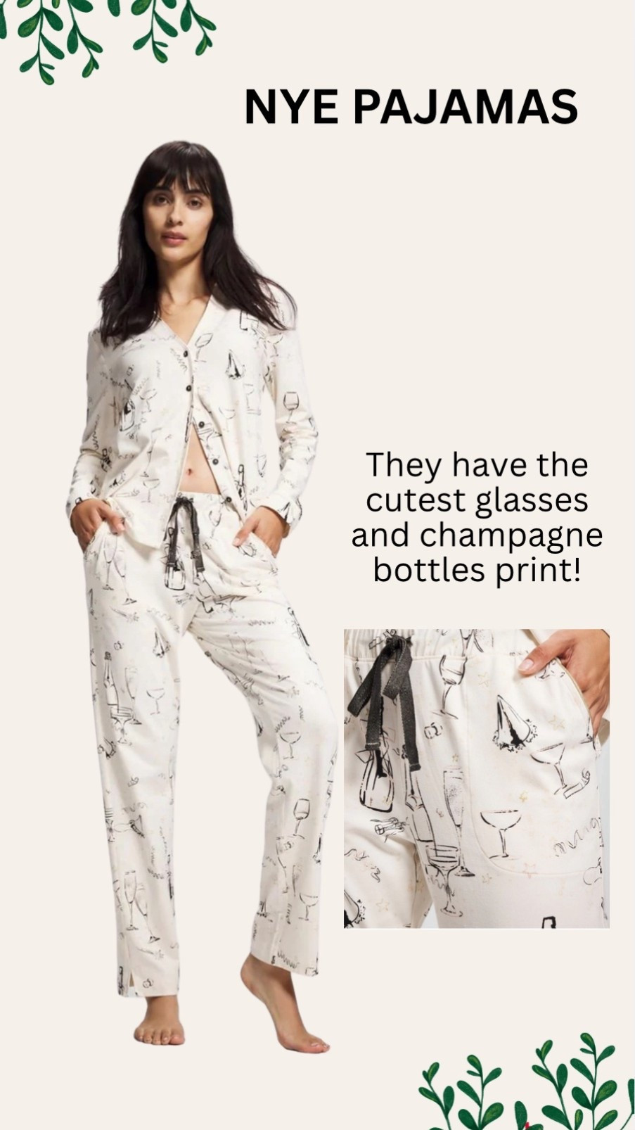 My NYE pj’s! I ordered this print and another one I’m sharing below…if you are a NYE homebody, this is perfect for you! 

#LTKHoliday #LTKGiftGuide #LTKmomlife