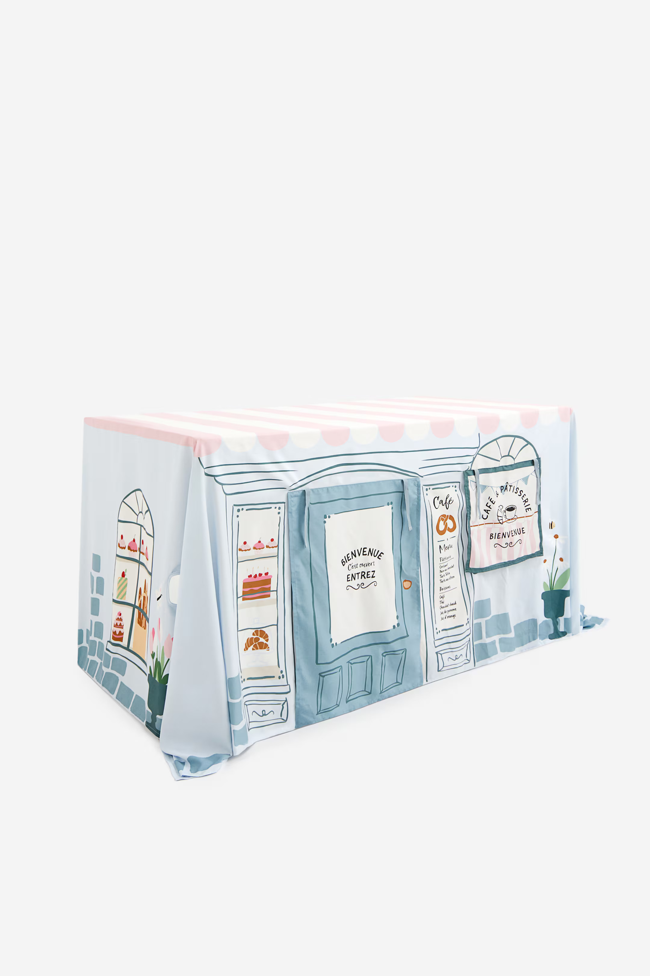 Table Tent - Light blue/house - Home All | H&M US | H&M (US + CA)