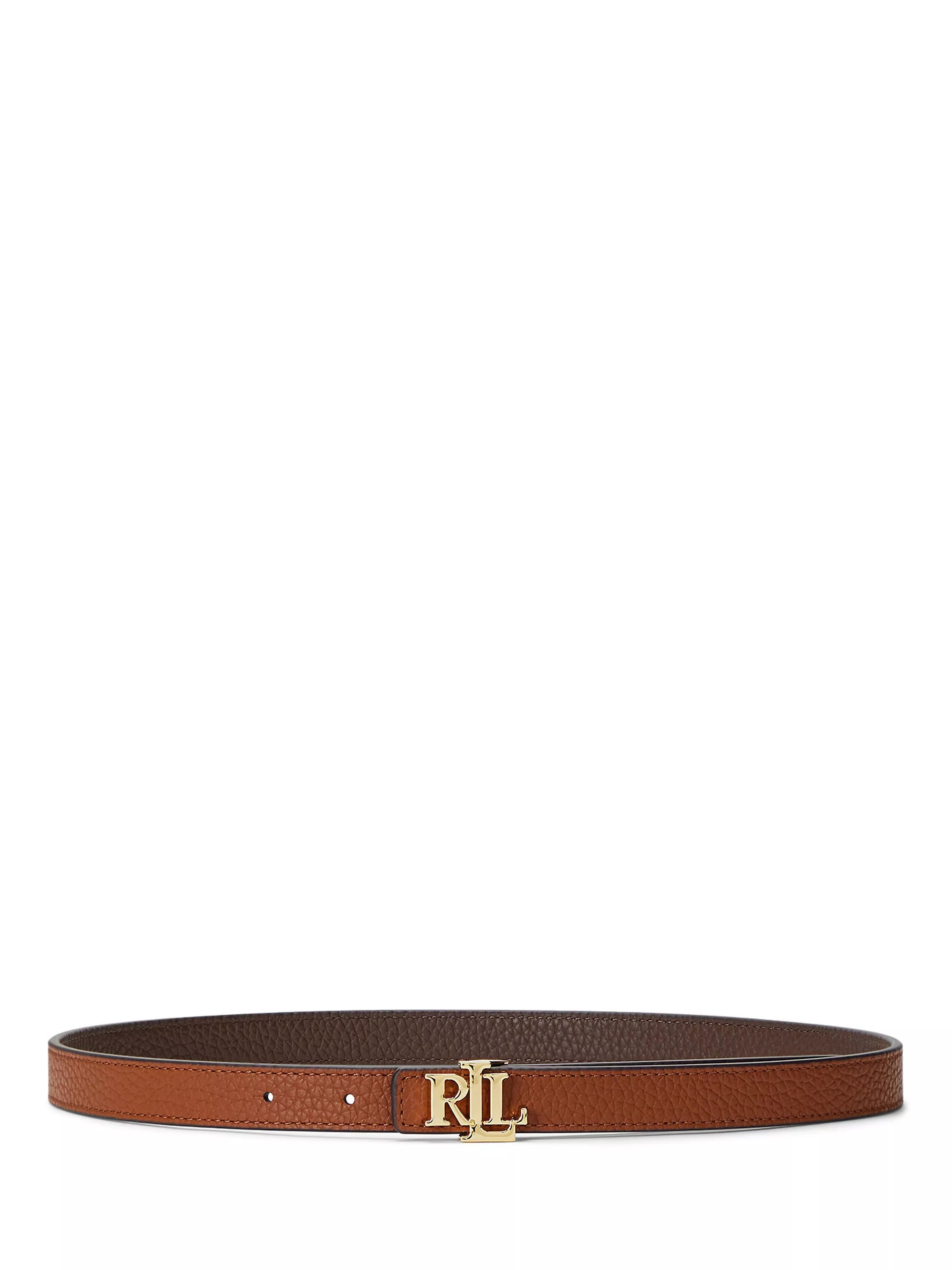 Lauren Ralph Lauren 20 Reversible Leather Belt | John Lewis (UK)