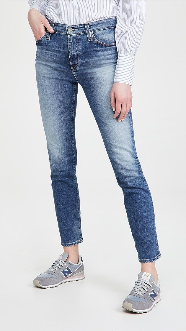 Mari High Rise Slim Straight Jeans | Shopbop