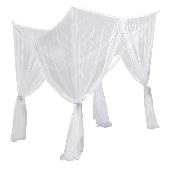 Mosquito Net - 4 Corner Post Large Size for Large Bed with Canopy for Double to Double Sizes, Squ... | Walmart (US)
