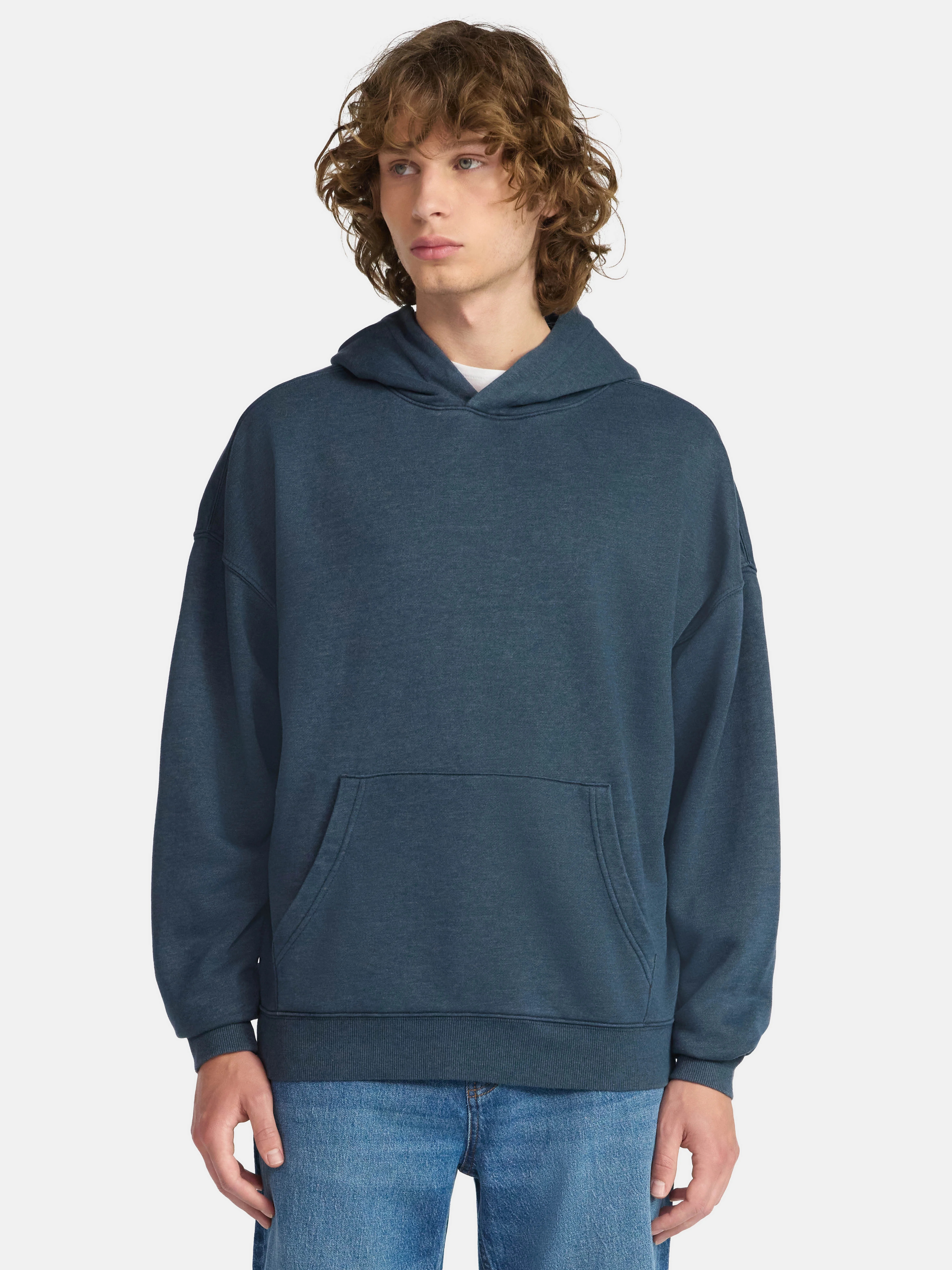 No Boundaries Oversized Hoodie with Long Sleeves, Men's & Big Men's | Walmart (US)