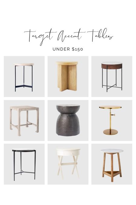 Target accent tables under $150 
Studio McGee 
Side table
Living room
Nightstand

#LTKstyletip #LTKhome