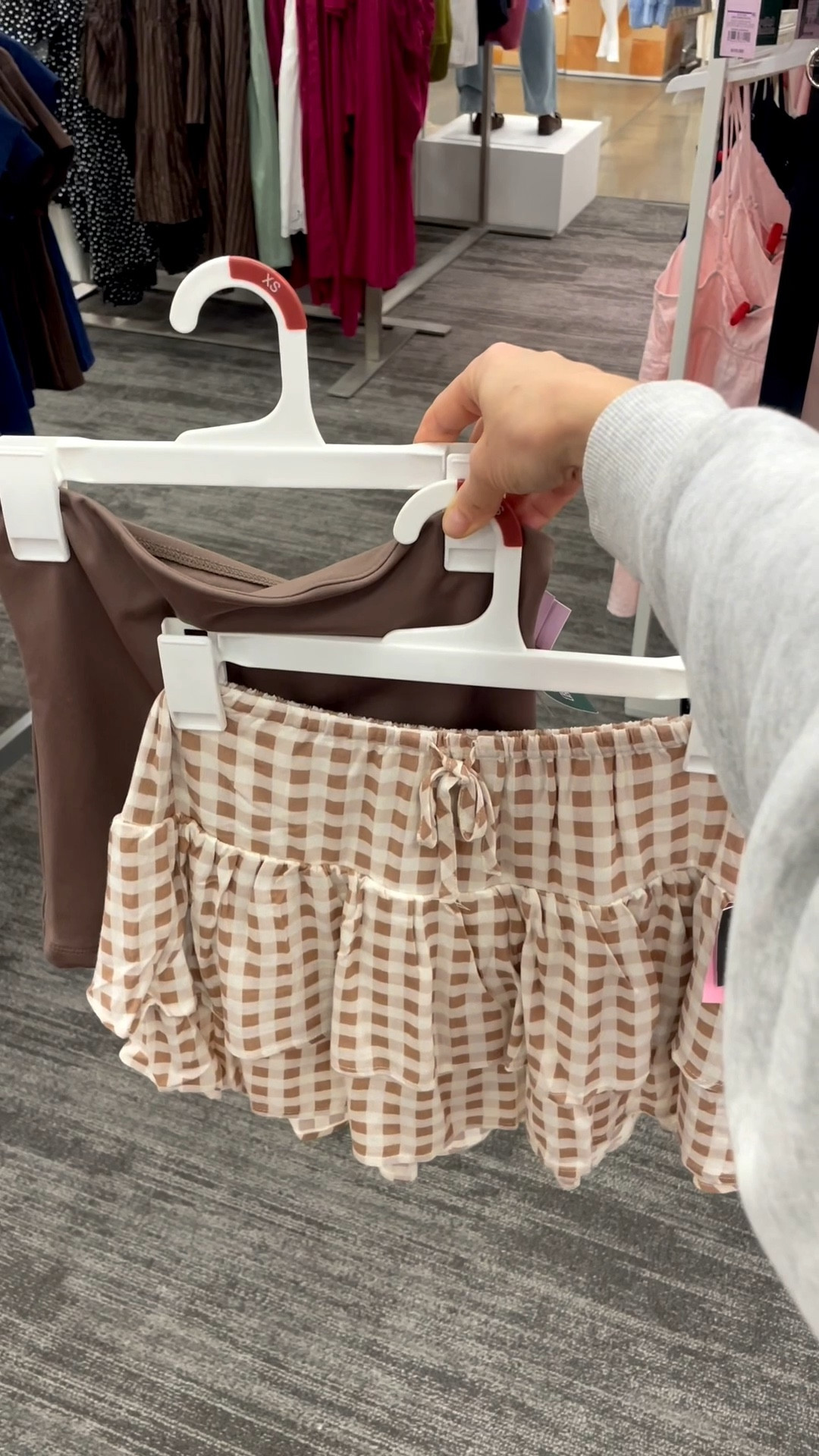 New skort! The gingham is so classic and the how cute is the Winnie the Pooh + strawberry combo?! @Target 

#LTKSeasonal #LTKootd