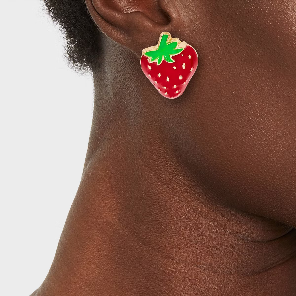 Strawberry Stud Earrings - A New Day™ Red | Target