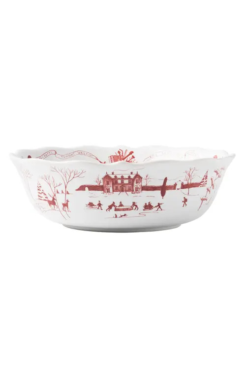 Juliska Country Estate Winter Frolic Ruby 10-Inch Serving Bowl at Nordstrom | Nordstrom