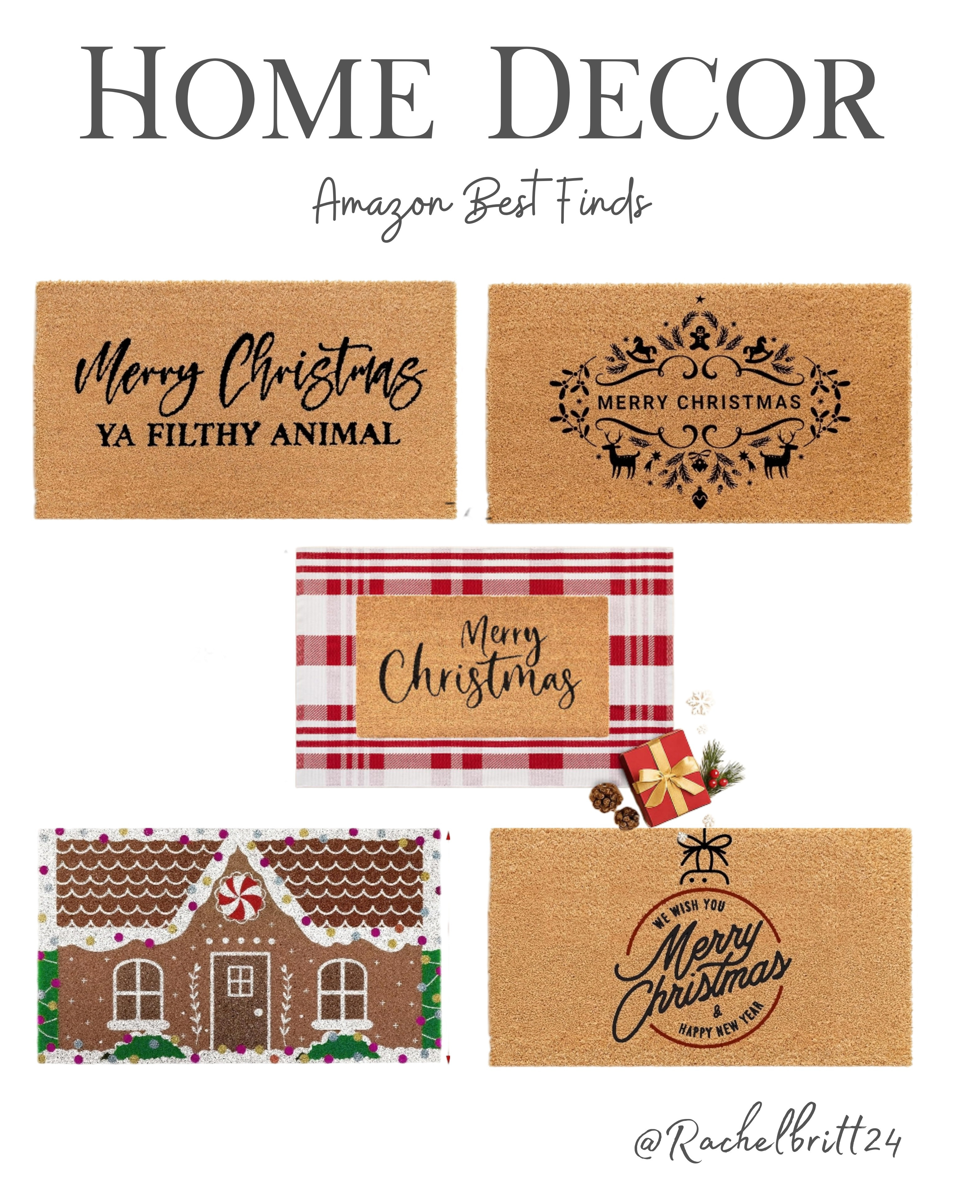 Cozy up your floor for the holidays! I've found the best Christmas mats and rugs on Amazon! These affordable finds add instant festive charm to your entryway, kitchen, or living room. Get yours before they sell out! Tap to shop these must-have holiday home finds! #AmazonHome #ChristmasDecor #HolidayRugs #Doormat #HomeFinds #FestiveDecor #ShopTheLook #LTKHome 

 #LTKHoliday #LTKHome #LTKSaleAlert