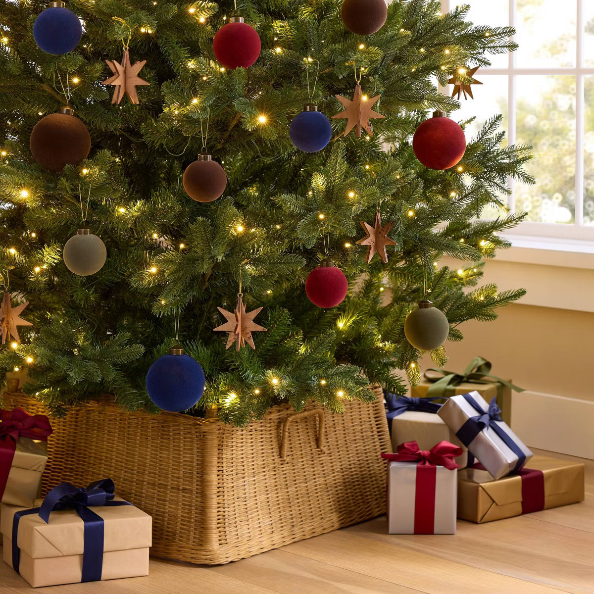 Basket Woven Christmas Tree Collar - Threshold™ designed with Studio McGee | Target