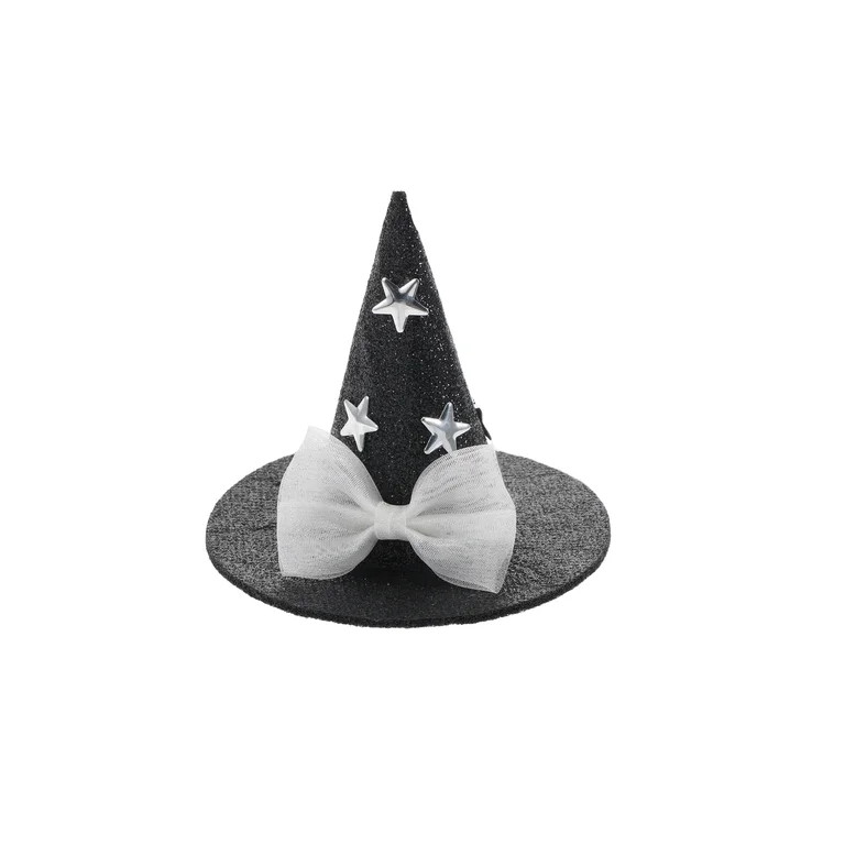 Way to Celebrate Halloween Women's Mini Witch Hat Hair Clip, Multicolor, 1 Piece, Alligator Hair ... | Walmart (US)