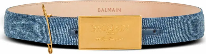 Denim Belt With Safety Pin | Nordstrom