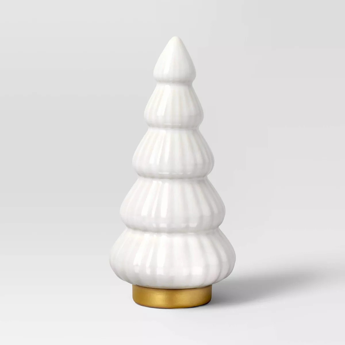 Christmas Large Scalloped Ceramic Tree White - Threshold™ | Target