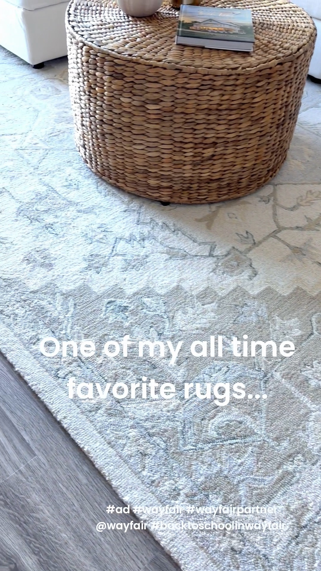 #Ad #WayfairPartner One of my favorite rugs ever…the perfect neutral that works with just about any style and instantly makes a space feel warm and inviting. I had this in our Florida home as well. 
 @wayfair  #Wayfair #BacktoSchoolinWayfair

#LTKHome #LTKmomlife #LTKOver40