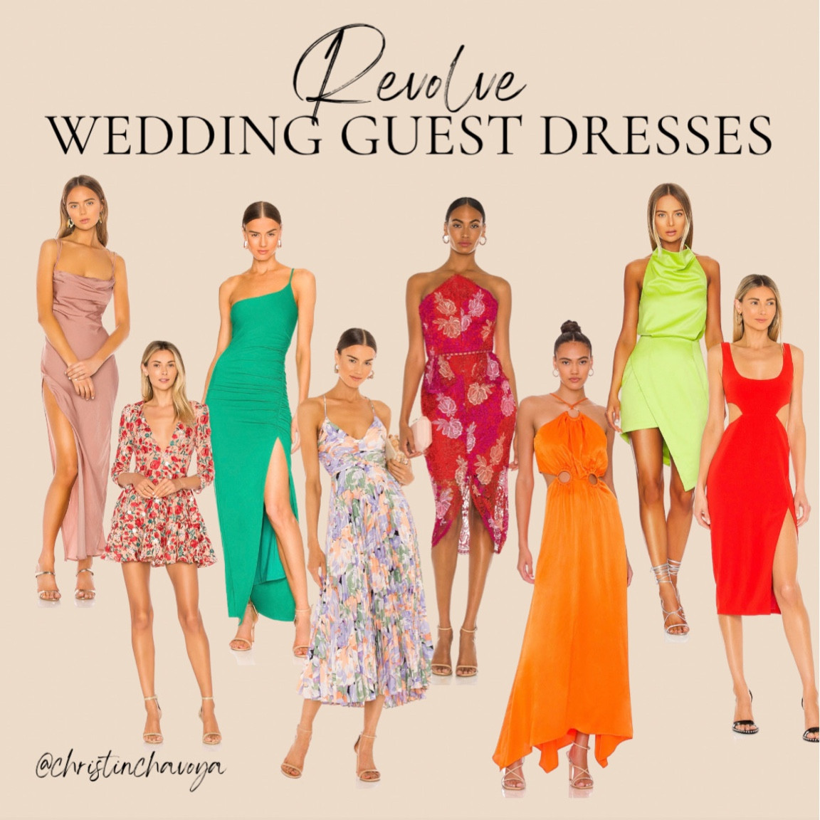Revolve wedding guest dress lineup! Love these looks for spring and summer! 

Cocktail dress. Summer dress. Formal dress. Wedding guest dress. 

#LTKstyletip #LTKfit #LTKsalealert