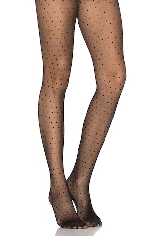 Commando Chic Dot Sheer Tight in Black from Revolve.com | Revolve Clothing (Global)