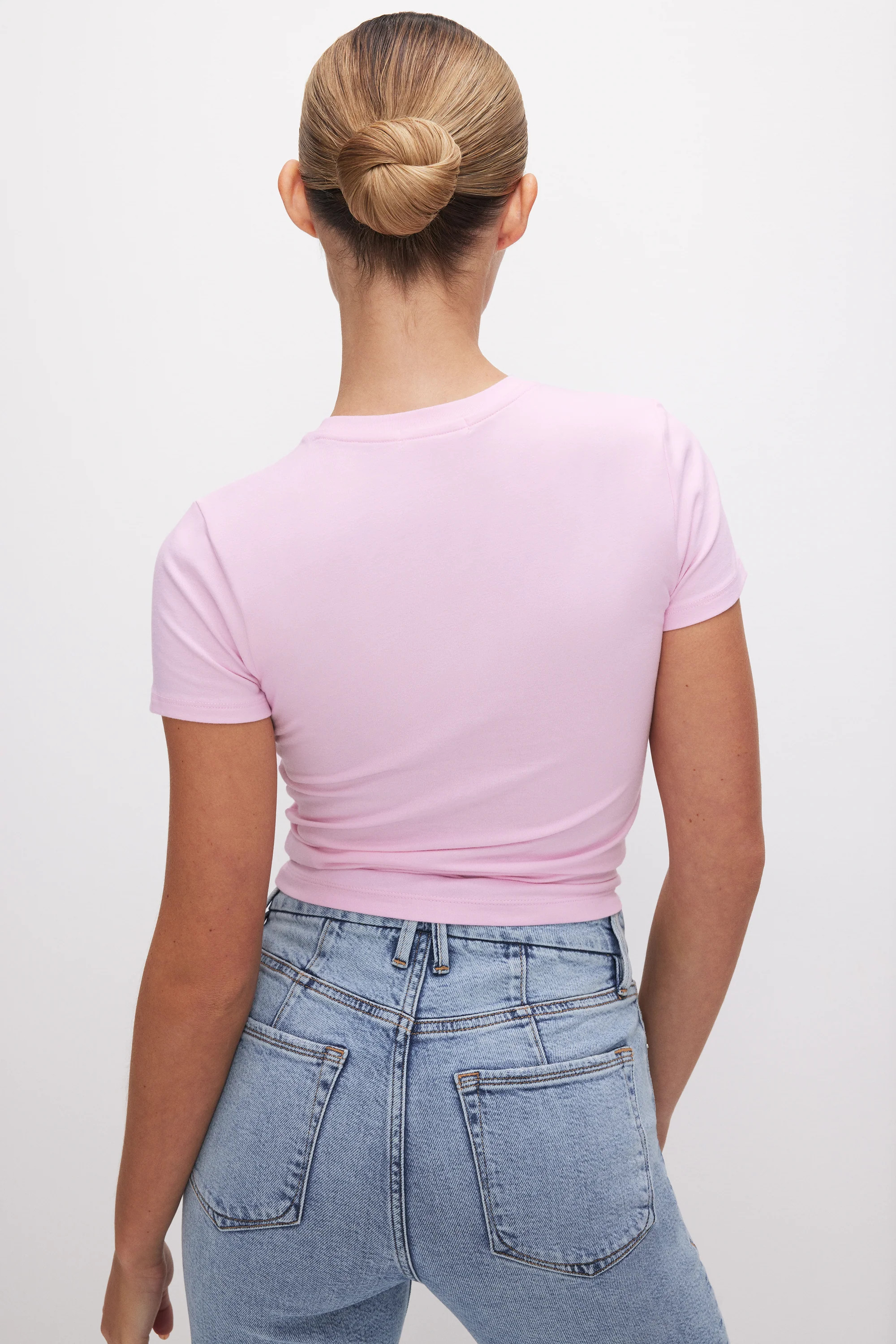 SUPER STRETCH BABY TEE | ROSEQUARTZ001 - GOOD AMERICAN | Good American