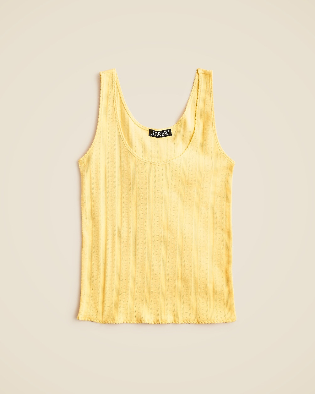 Pointelle tank top | J. Crew US