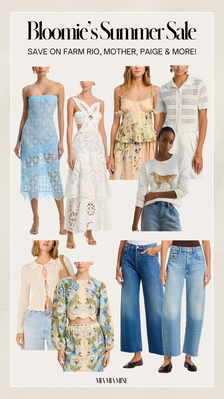 Bloomingdale’s summer sale!
Save up to 50% off farm Rio dresses, farm Rio tops, mother jeans and more

#LTKSaleAlert #LTKOver40 #LTKmomlife