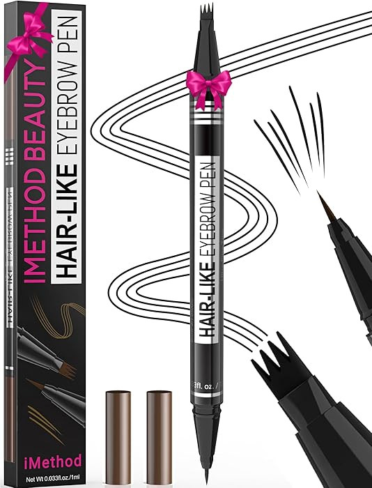 iMethod Microblading Eyebrow Pen - Eyebrow Pencil Magical 2-in-1 Dual-Ended Eye Brow Pencils for ... | Amazon (US)