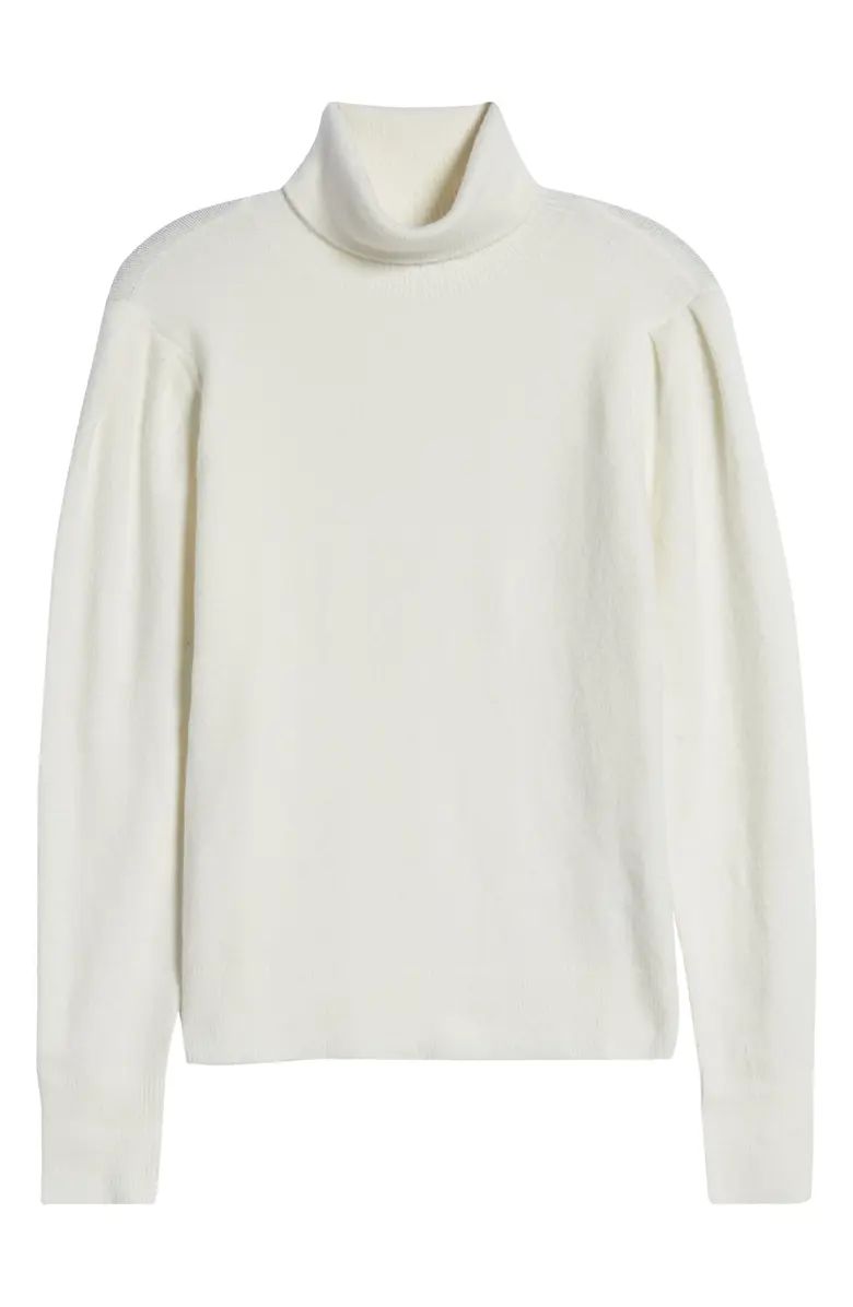 Rachell Parcell Puff Shoulder Turtleneck Sweater | Nordstrom