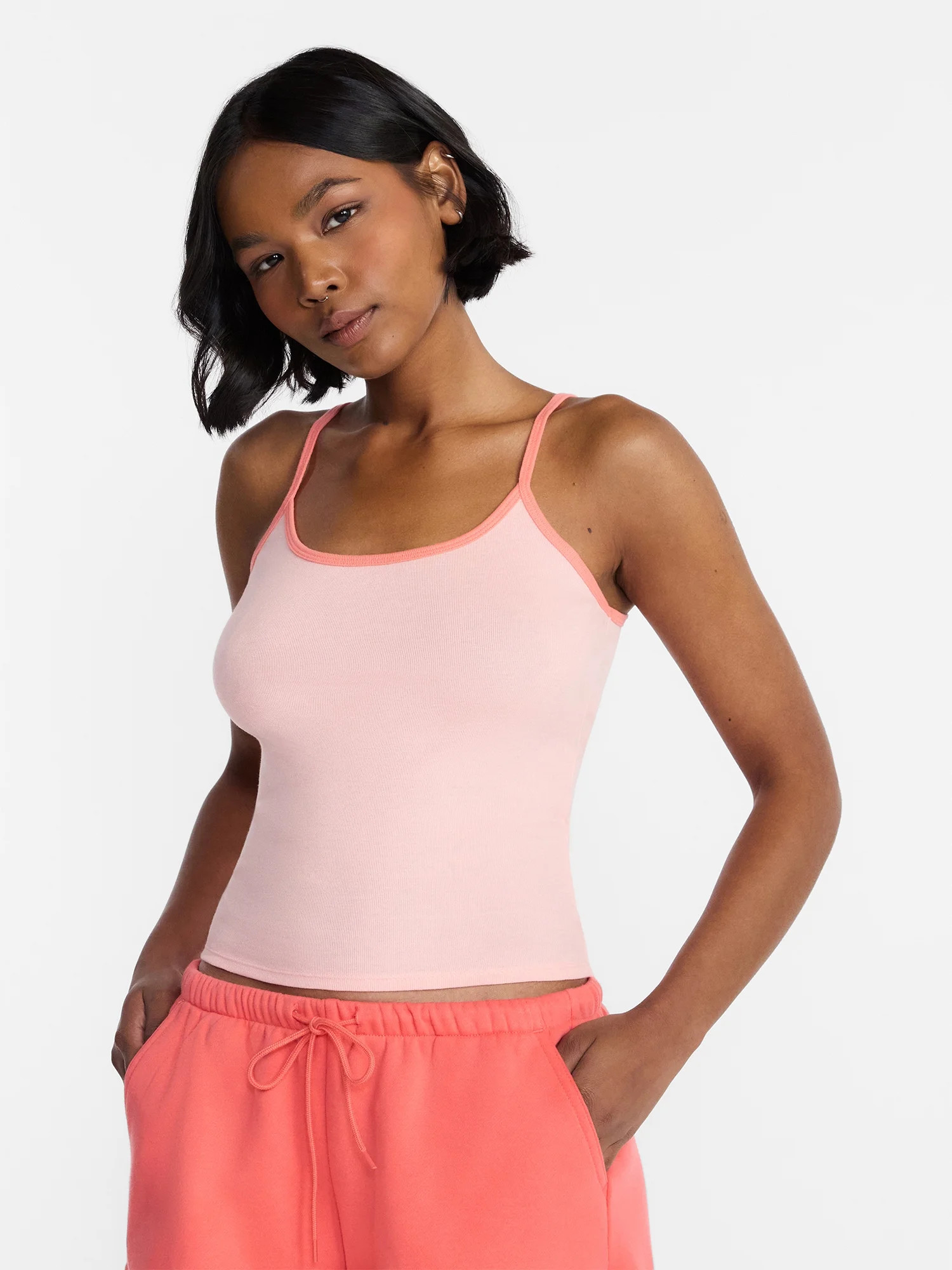 No Boundaries Scoop Cami Top, Women's Sizes XXS-XXL | Walmart (US)