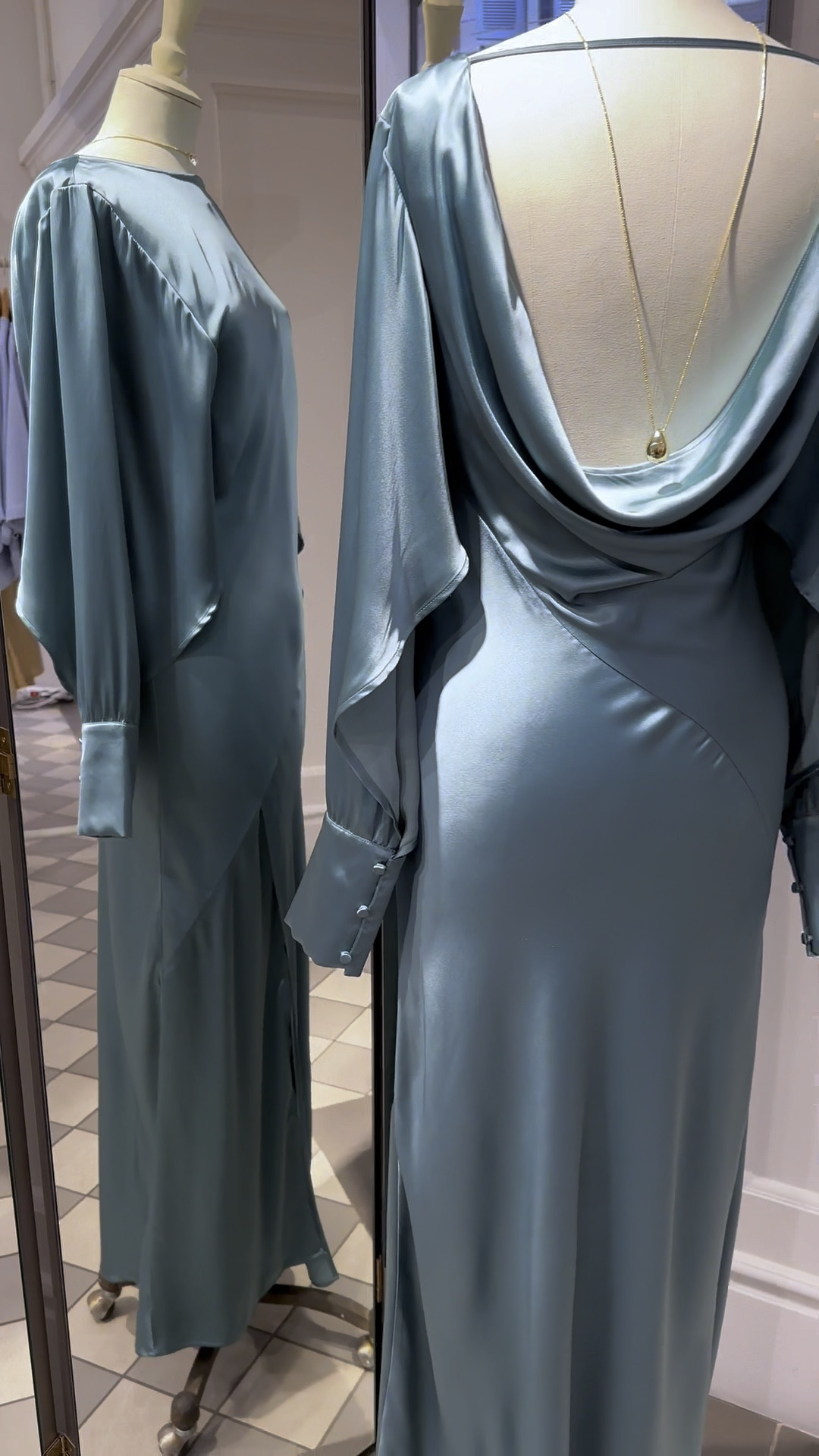 & other stories 😍 I was passing by and when i saw that dress i instantly opened my camera to film it✨ such a beautiful simple elegant dress to wear for a special occasion 😍 

#LTKwedding #LTKpartywear #FashionWeek