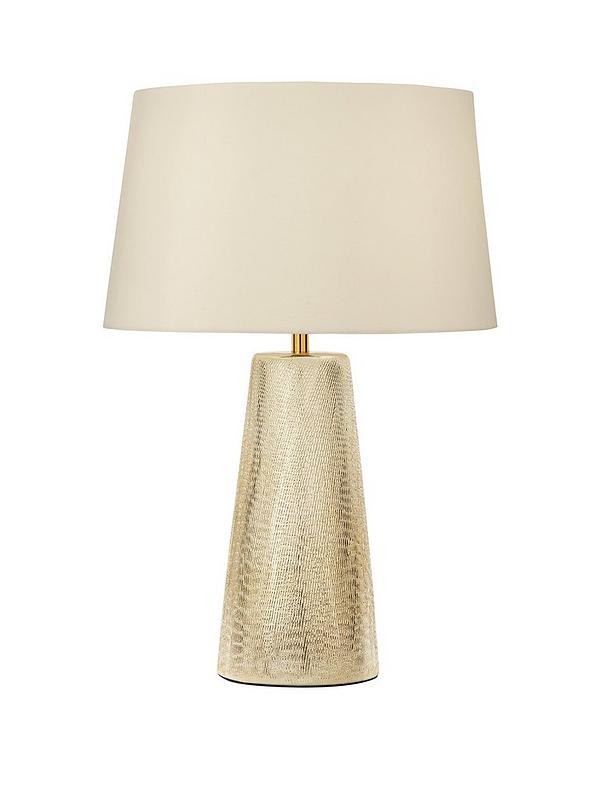 Michelle Keegan Textured Ceramic Table Lamp | Very (UK)