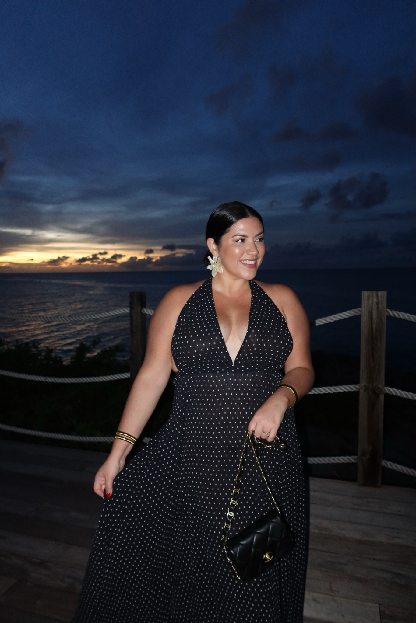 The perfect under $100 dinner dress if you’re going on a warm weather trip, also love it as a wedding guest dress 🖤

#LTKMidsize #LTKStyleTip #LTKTravel