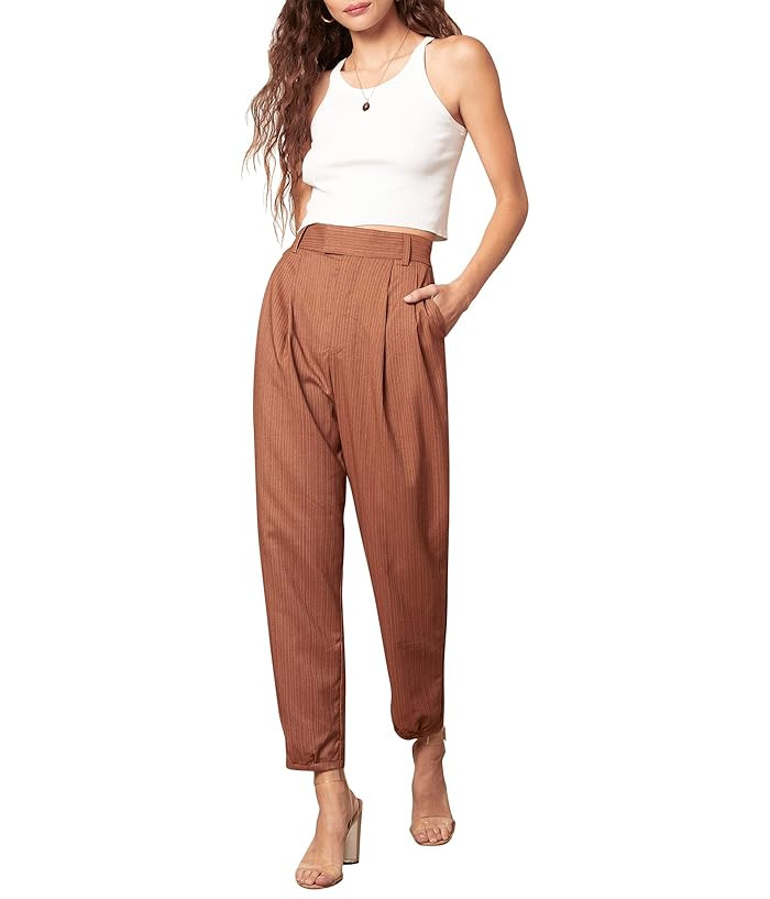 BB Dakota Twill Call Pants (Dark Camel) Women's Casual Pants | Zappos