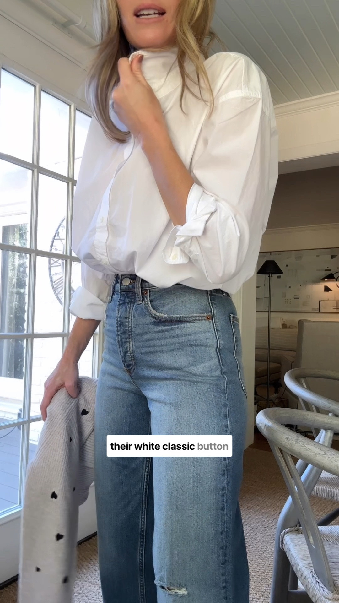 Target Button-Up blouses are always 10/10. I wear a small in this and it’s the perfect elevated basic. Make sure to like this post / follow me on LTK because I will be updating this post as soon as I see these jeans and sweater appear on Target’s website!! You don’t want to miss..

#LTKFindsUnder50 #LTKStyleTip