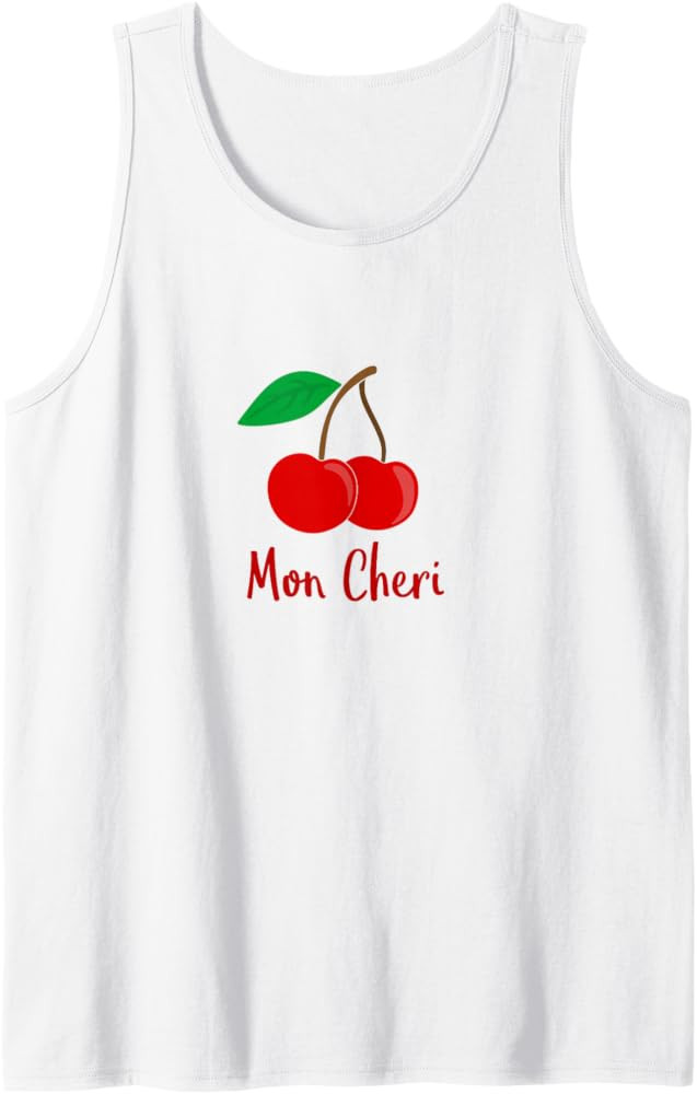 Mon Cheri Cherry T-Shirt Tank Top | Amazon (US)