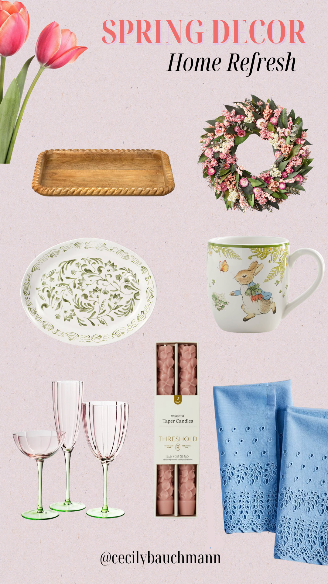 The joy of Spring is about to be here! Here are some items I'm loving to add some Spring flair to the home - for hosting or just enjoying your space after a Spring clean! <3 

 #LTKSpringSale #LTKHome