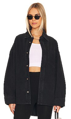 GRLFRND Valeria Oversized Shirt in Arcata from Revolve.com | Revolve Clothing (Global)
