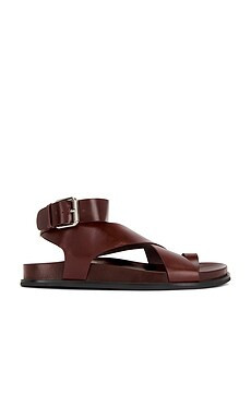 Jeffrey Campbell Hvar Sandal in Dark Brown from Revolve.com | Revolve Clothing (Global)