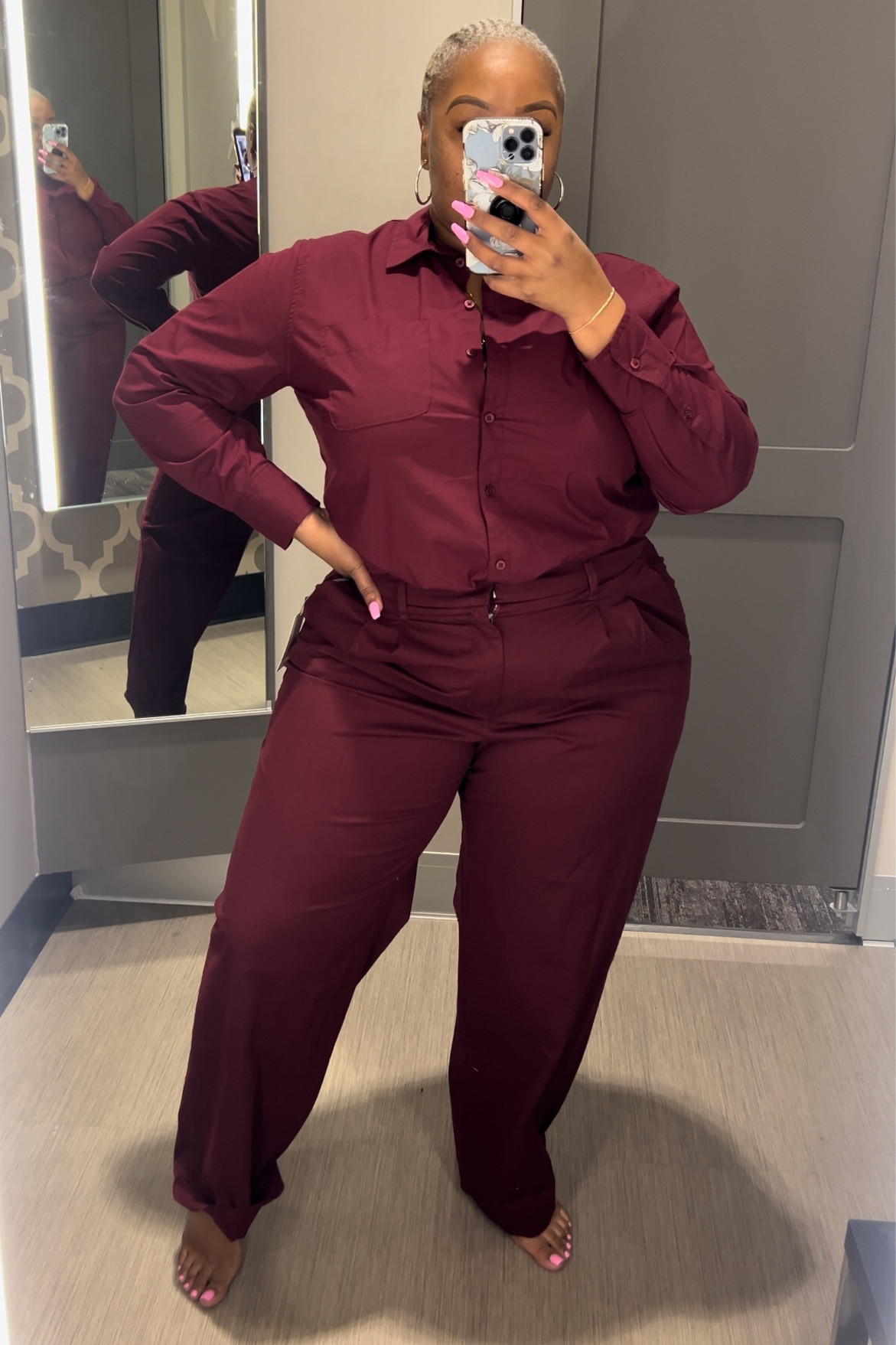 Women’s high-rise Pleat Front straight Chino pants | target | Plus size | burgundy | a new day | xxl 

#LTKplussize #LTKCyberWeek #LTKstyletip